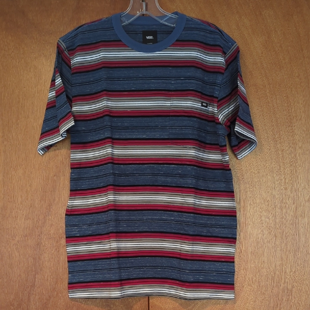 Vans Boy's Multicolor Striped Tee